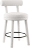 Parlor Boucle Fabric Bar / Counter Stools