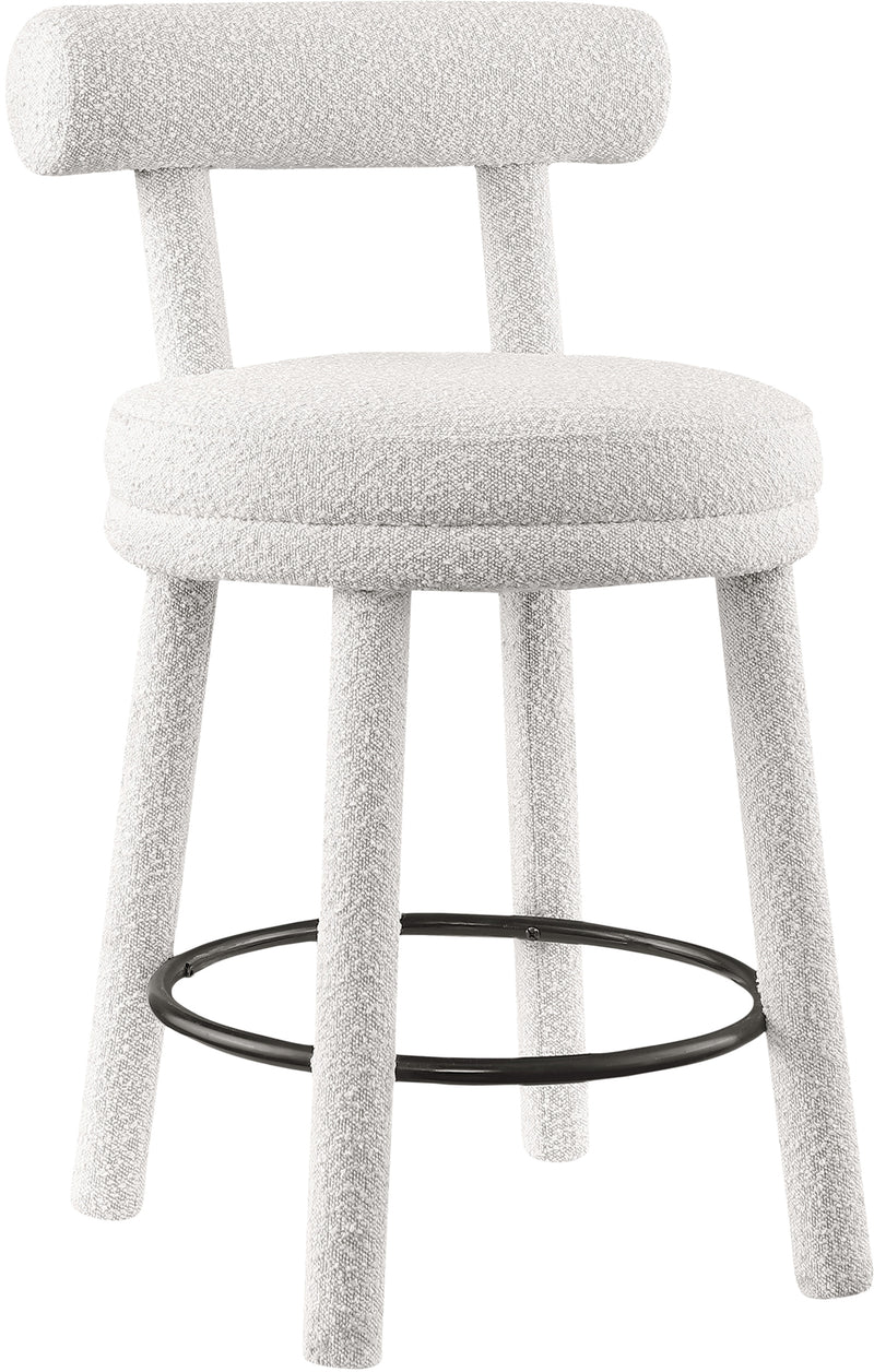 Parlor Boucle Fabric Bar / Counter Stools