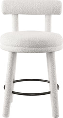 Parlor Boucle Fabric Bar / Counter Stools