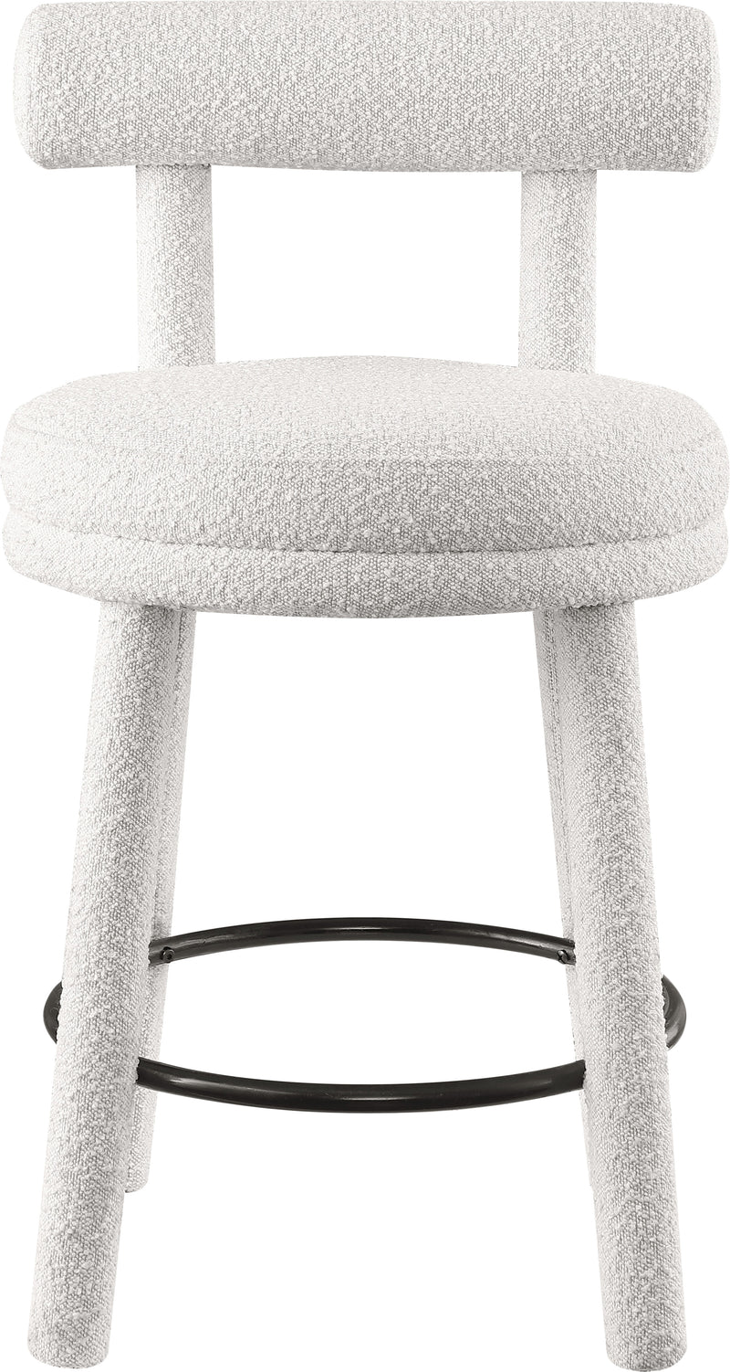 Parlor Boucle Fabric Bar / Counter Stools