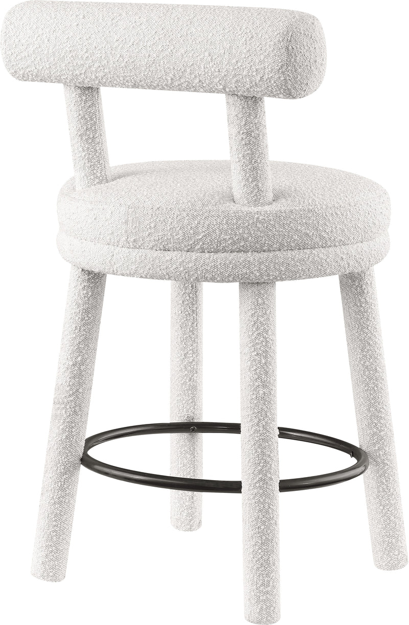 Parlor Boucle Fabric Bar / Counter Stools