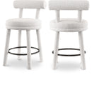 Parlor Boucle Fabric Bar / Counter Stools