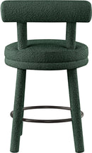 Parlor Boucle Fabric Bar / Counter Stools