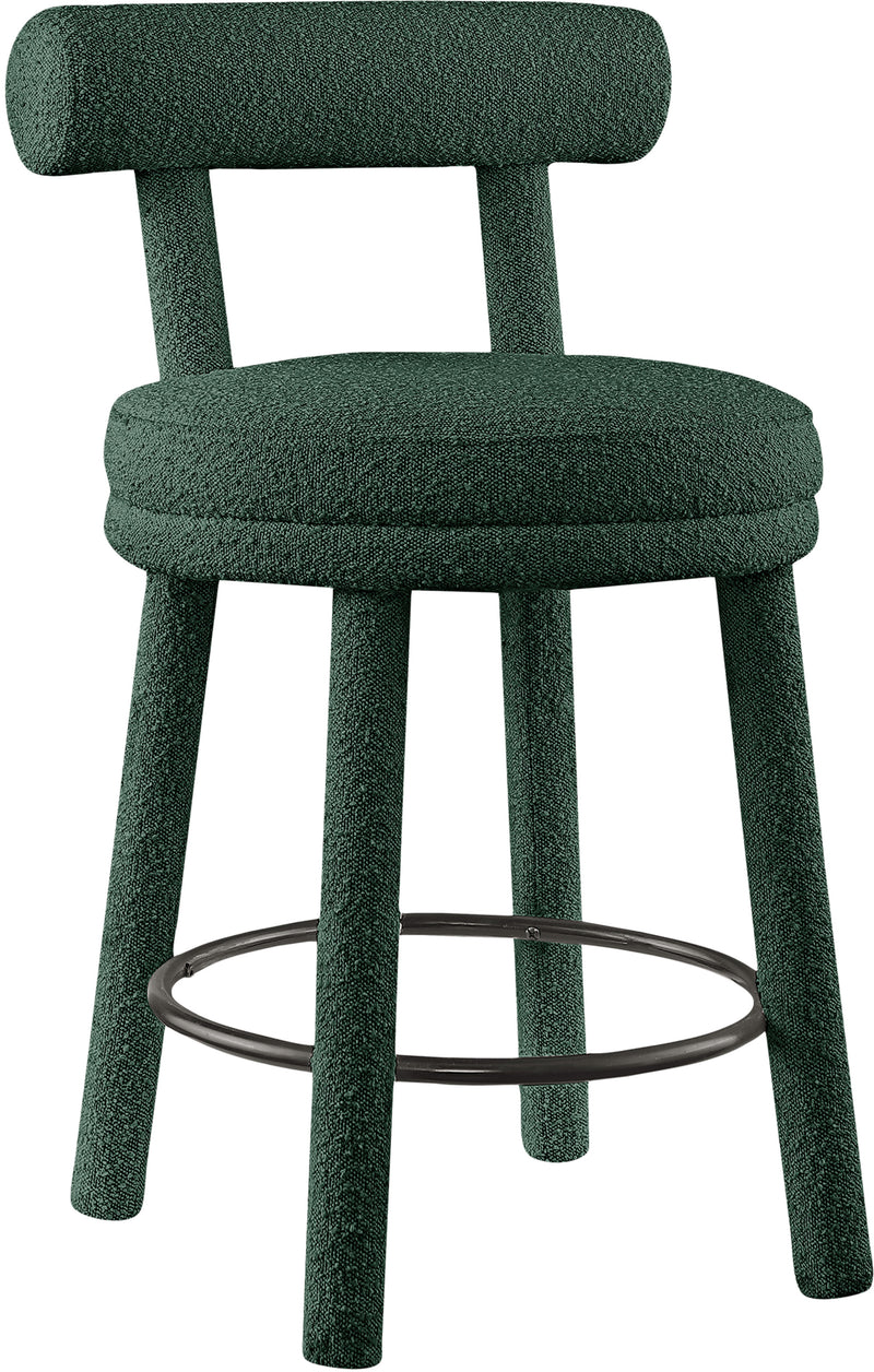 Parlor Boucle Fabric Bar / Counter Stools
