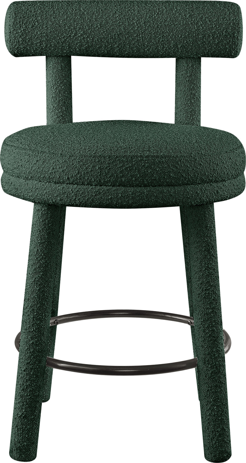 Parlor Boucle Fabric Bar / Counter Stools