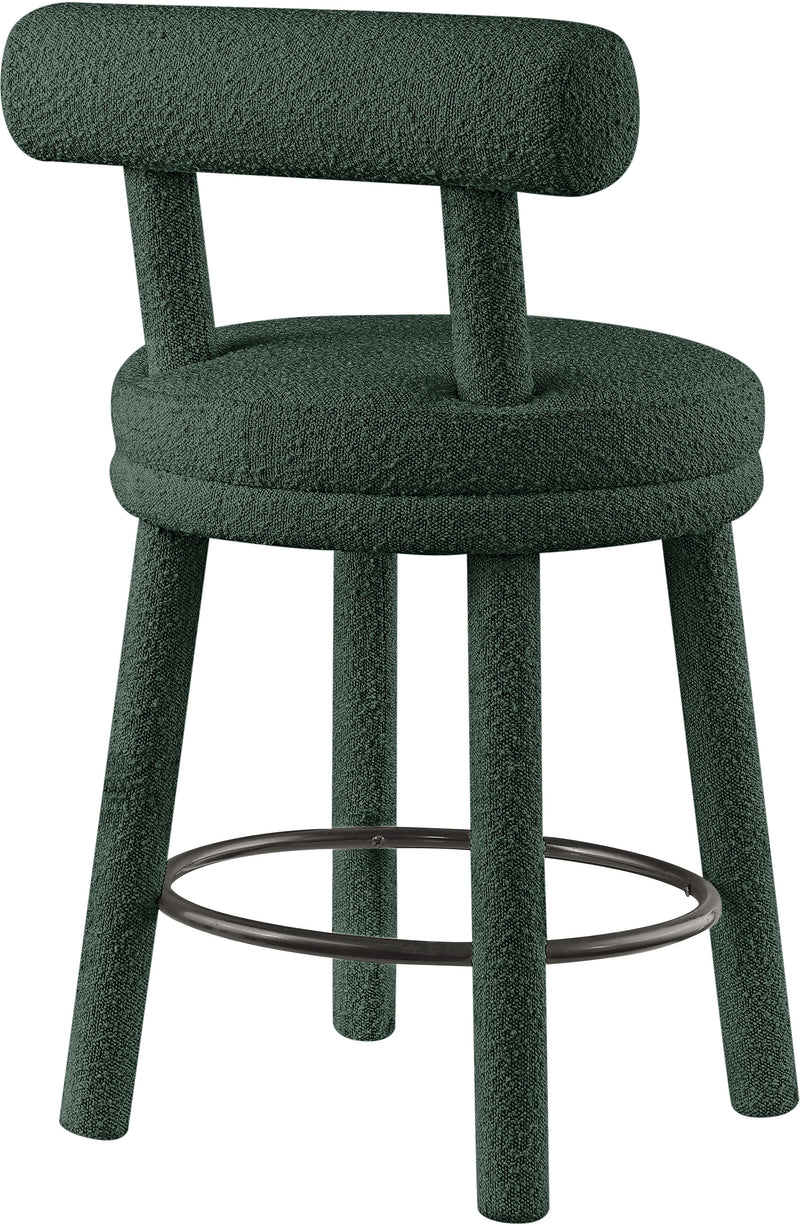 Parlor Boucle Fabric Bar / Counter Stools