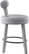 Parlor Boucle Fabric Bar / Counter Stools