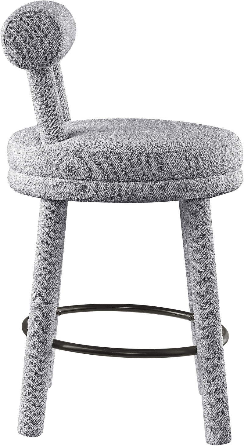 Parlor Boucle Fabric Bar / Counter Stools