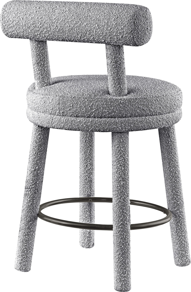 Parlor Boucle Fabric Bar / Counter Stools