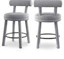 Parlor Boucle Fabric Bar / Counter Stools