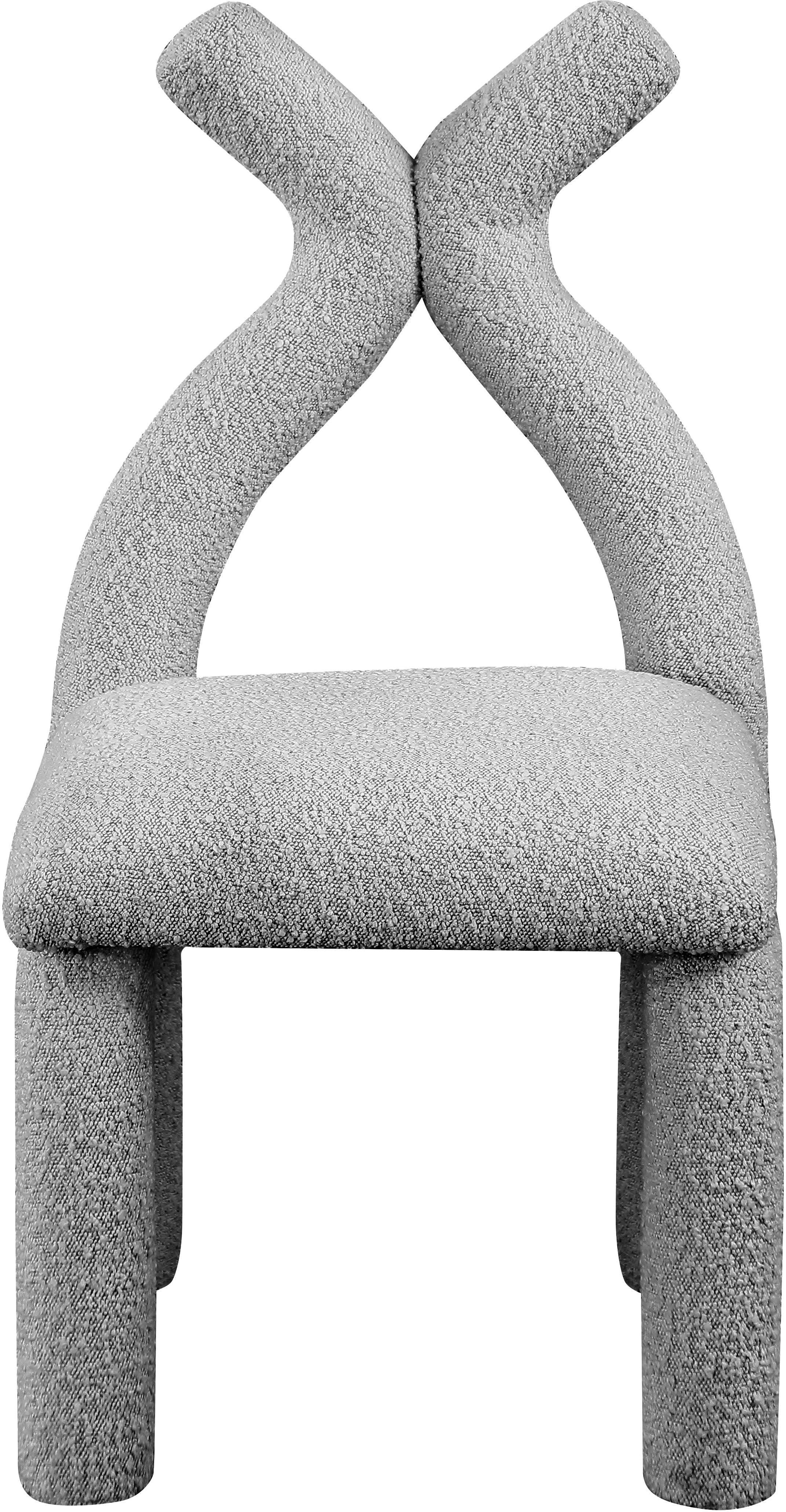 Xena Boucle Fabric Accent Chair / Dining Chair