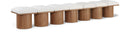 Pavilion Boucle Fabric 7pc. Modular Bench
