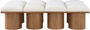 Pavilion Boucle Fabric 8pc. Modular Bench