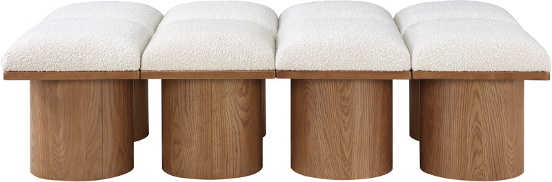 Pavilion Boucle Fabric 8pc. Modular Bench