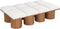 Pavilion Boucle Fabric 8pc. Modular Bench