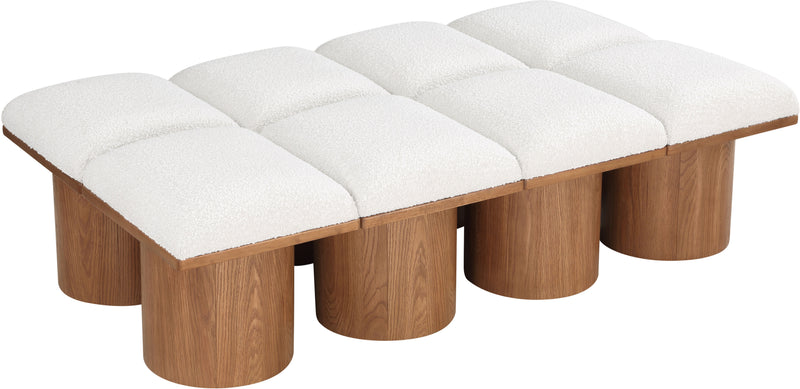 Pavilion Boucle Fabric 8pc. Modular Bench