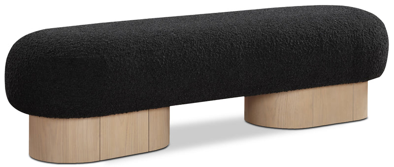 Robertson Boucle Fabric Bench