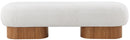 Robertson Boucle Fabric Bench