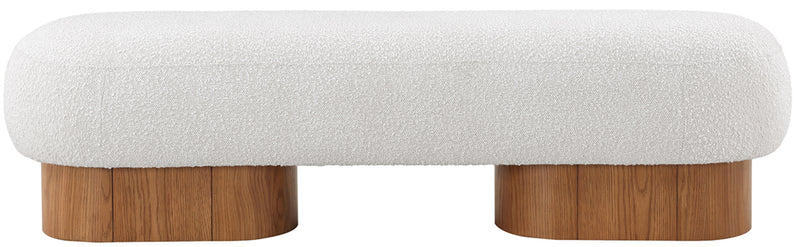 Robertson Boucle Fabric Bench