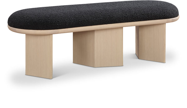 Wilshire Boucle Fabric Bench