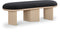 Wilshire Boucle Fabric Bench