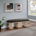 Wilshire Boucle Fabric Bench