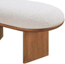 Wilshire Boucle Fabric Bench