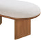 Wilshire Boucle Fabric Bench
