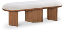 Wilshire Boucle Fabric Bench
