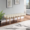Landon Faux Leather Bench