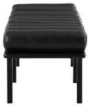 Landon Faux Leather Bench