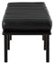 Landon Faux Leather Bench