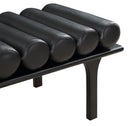 Landon Faux Leather Bench