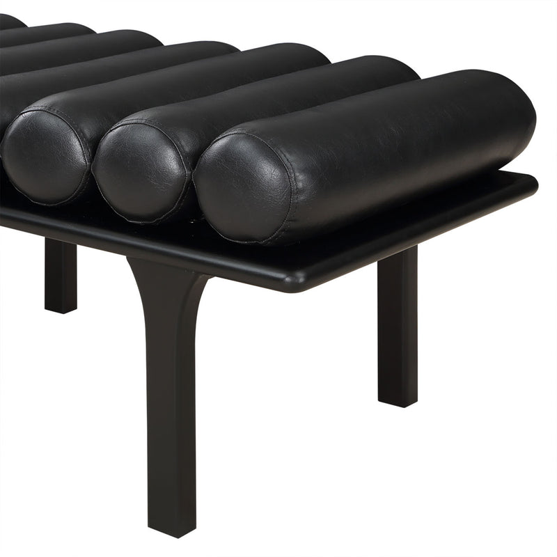 Landon Faux Leather Bench