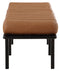 Landon Faux Leather Bench