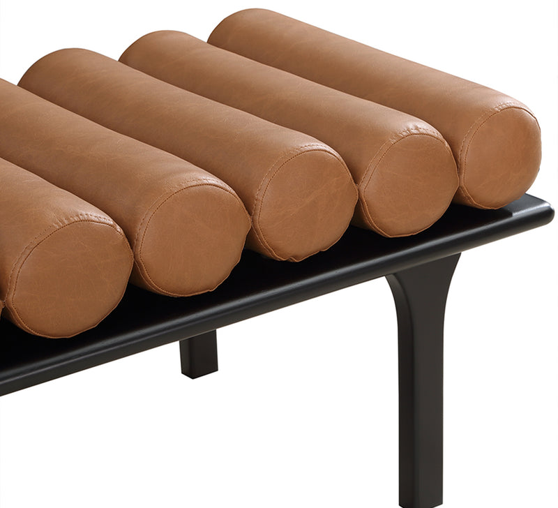Landon Faux Leather Bench