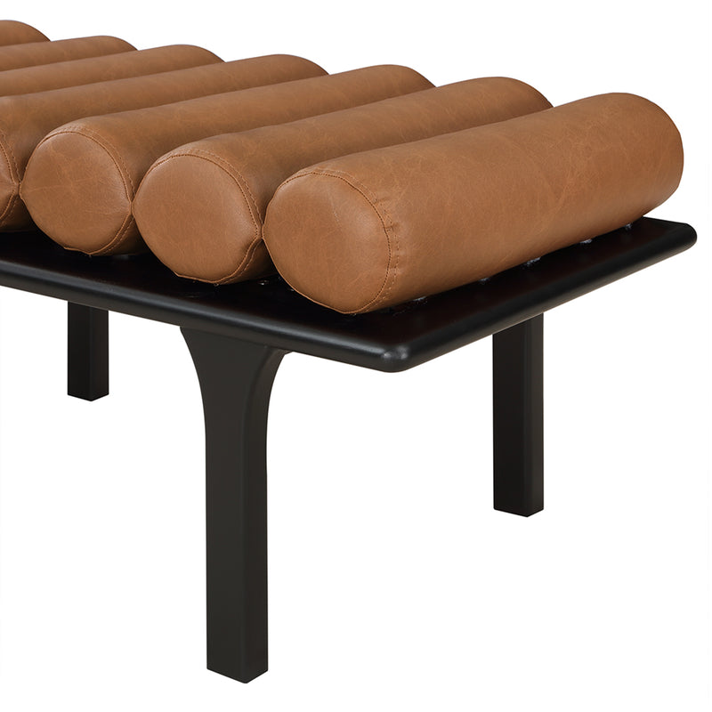 Landon Faux Leather Bench
