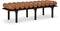 Landon Faux Leather Bench