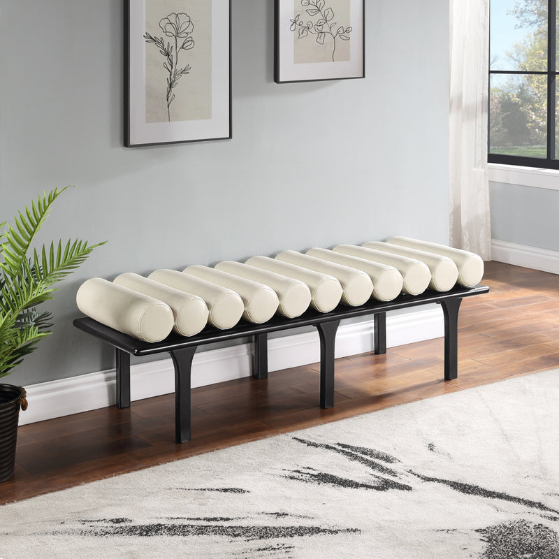 Landon Faux Leather Bench