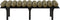 Landon Faux Leather Bench