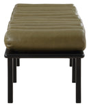 Landon Faux Leather Bench