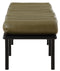 Landon Faux Leather Bench