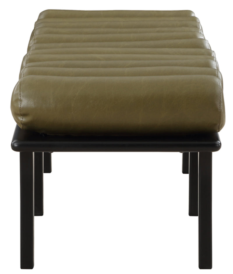 Landon Faux Leather Bench
