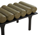 Landon Faux Leather Bench