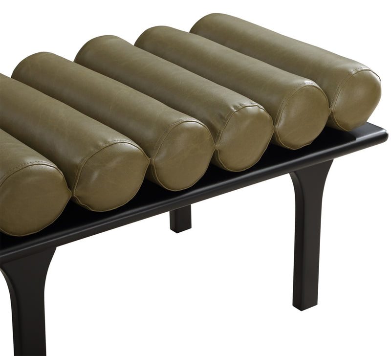Landon Faux Leather Bench