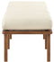 Landon Faux Leather Bench