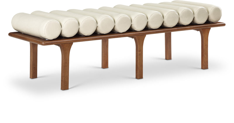 Landon Faux Leather Bench