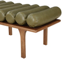 Landon Faux Leather Bench