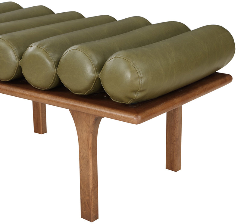 Landon Faux Leather Bench