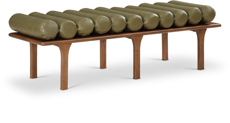 Landon Faux Leather Bench